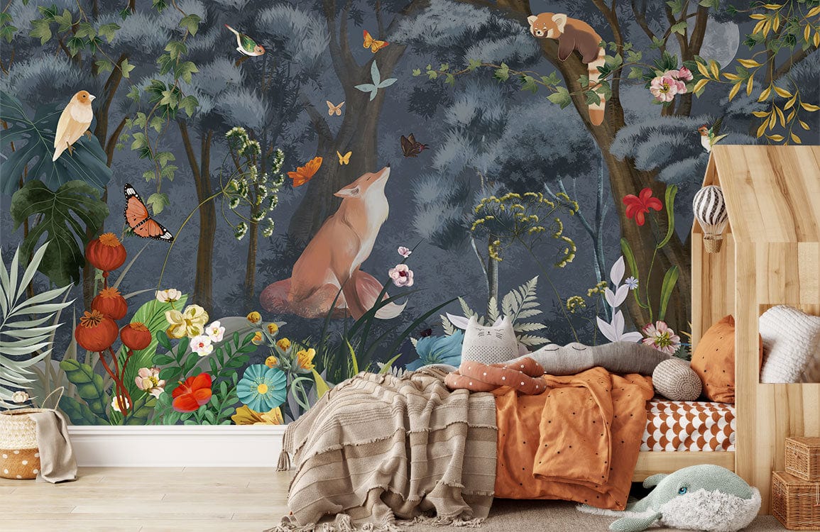 Premium Woodland Peel and Stick Mural Wallpaper – Everwallpaper