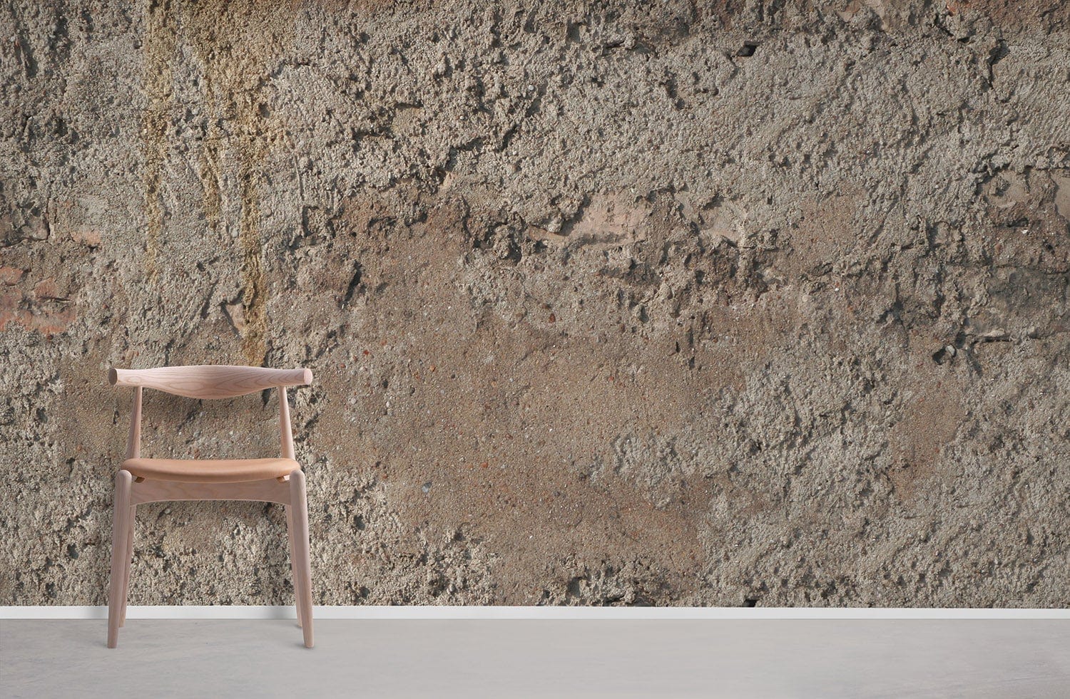 Rustic Concrete Textured Wallpaper Mural