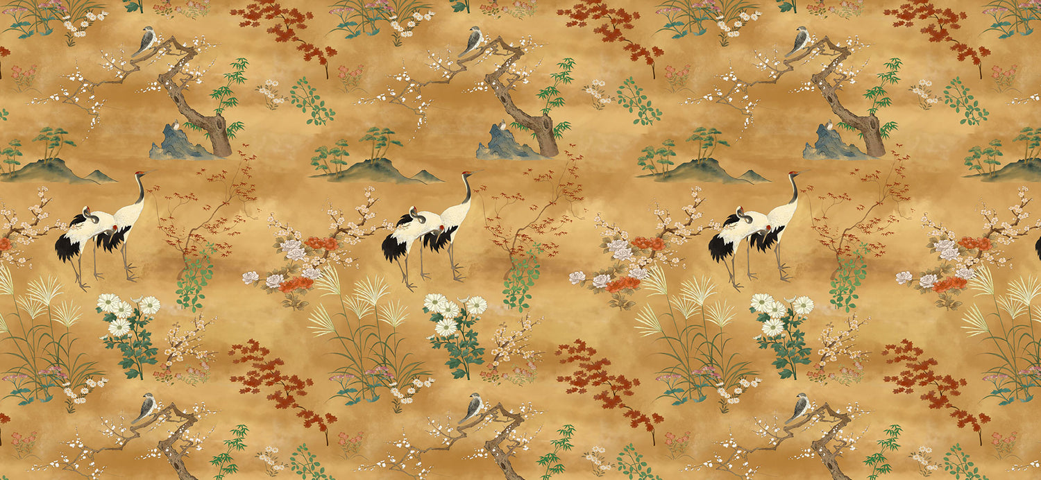 Japanese-Style Wall Mural for Rooms