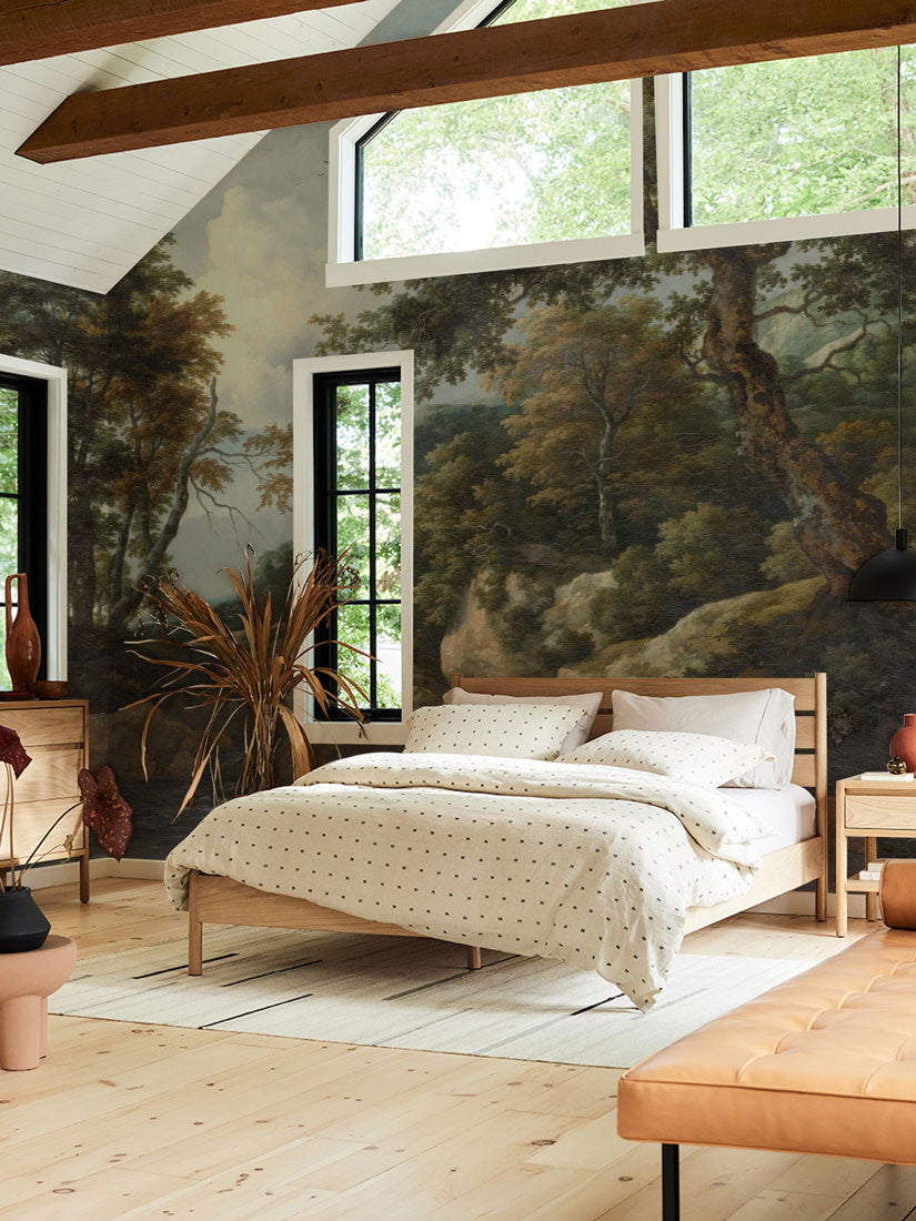 Serene Riverbank Mural Wallpaper