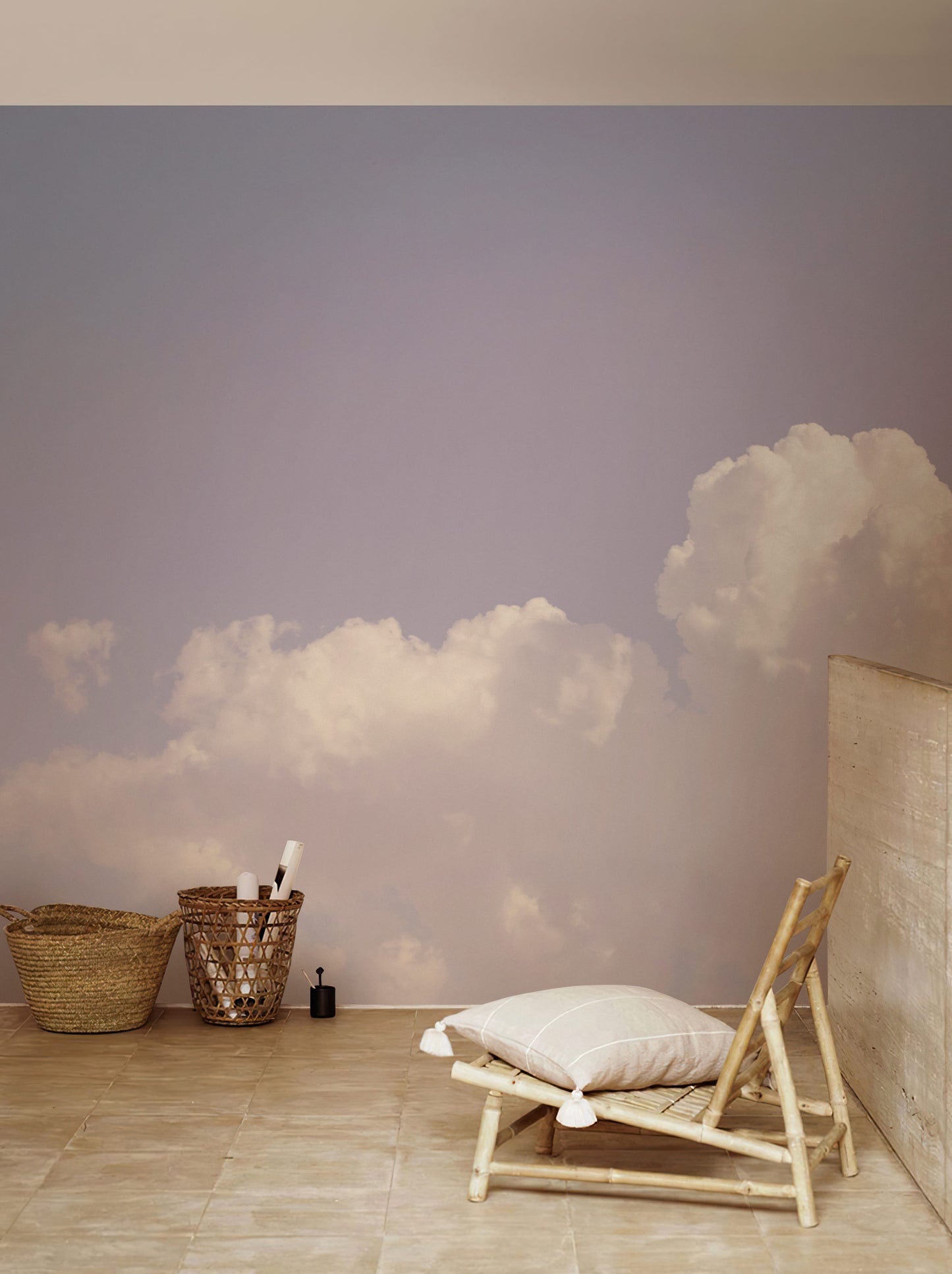 Cotton Candy Sky Mural Wallpaper