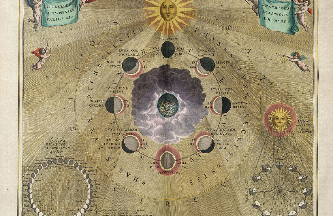 Vintage Map Print Mural Wallpaper