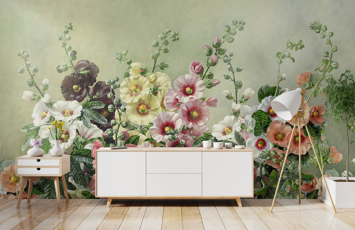 Spring Blossom Garden Mural Wallpaper