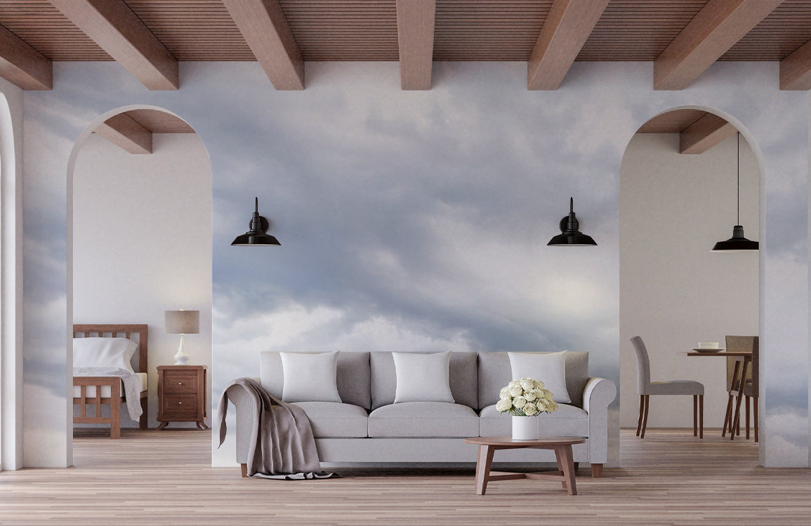 Soft Overcast Sky Mural Wallpaper Success