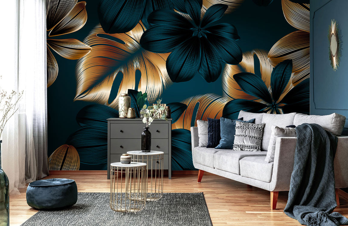 Tropical Luxe Elegance Mural Wallpaper