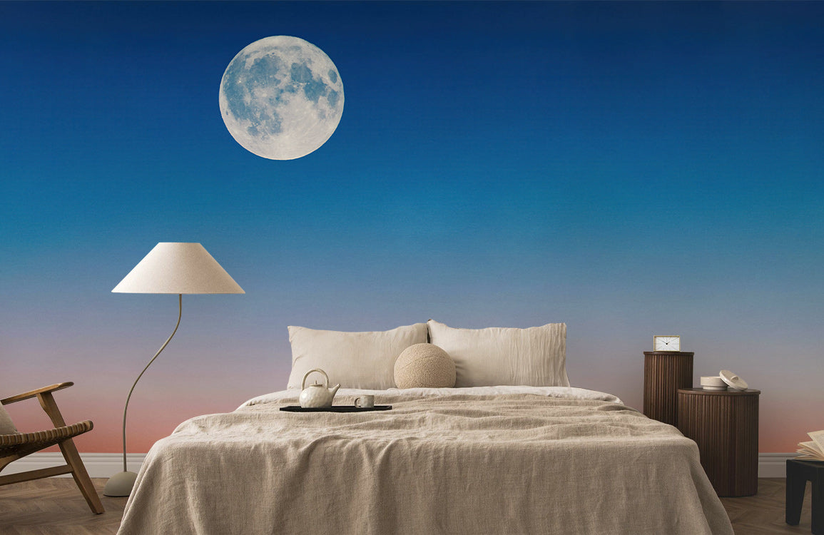 Lunar Twilight Serenity Mural Wallpaper