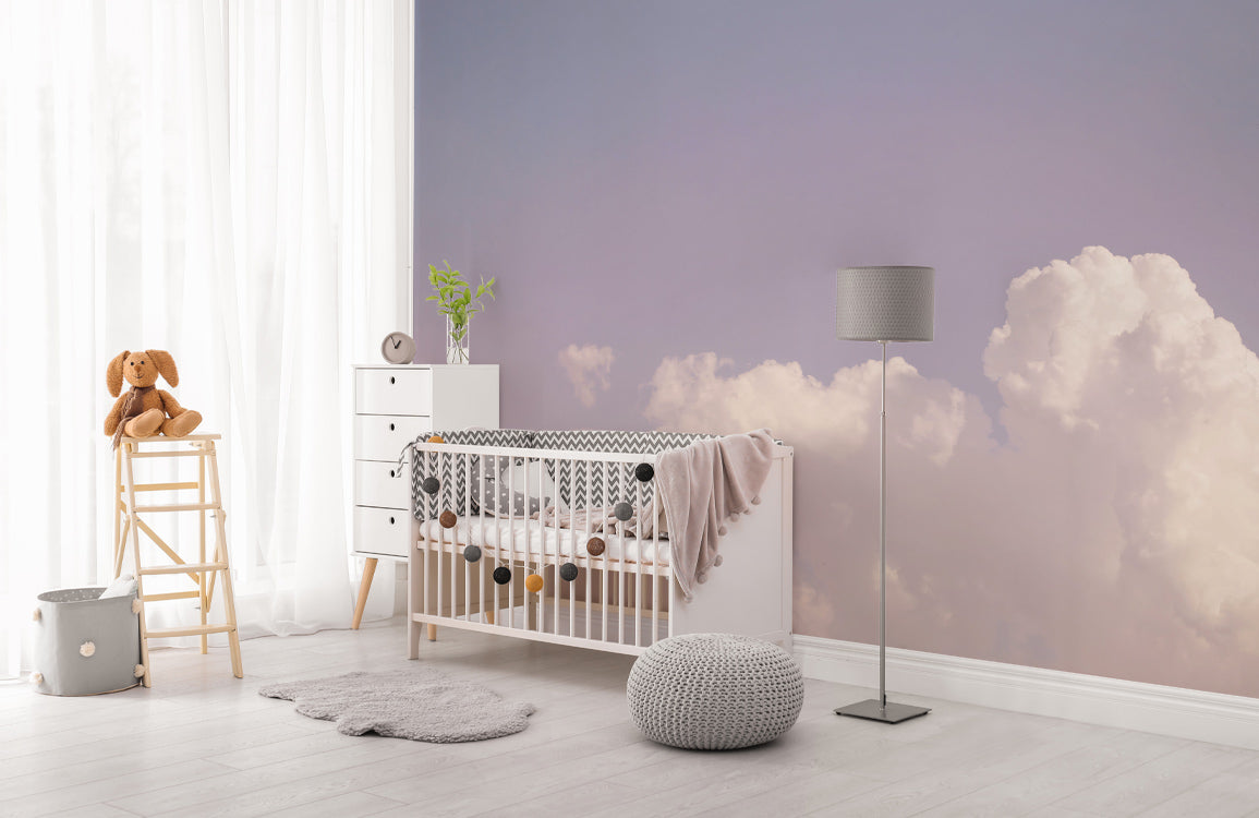 Cotton Candy Sky Mural Wallpaper