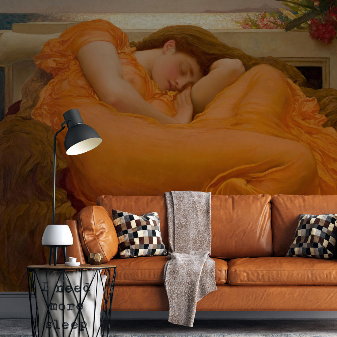 Dreaming Lady Serenity Mural Wallpaper