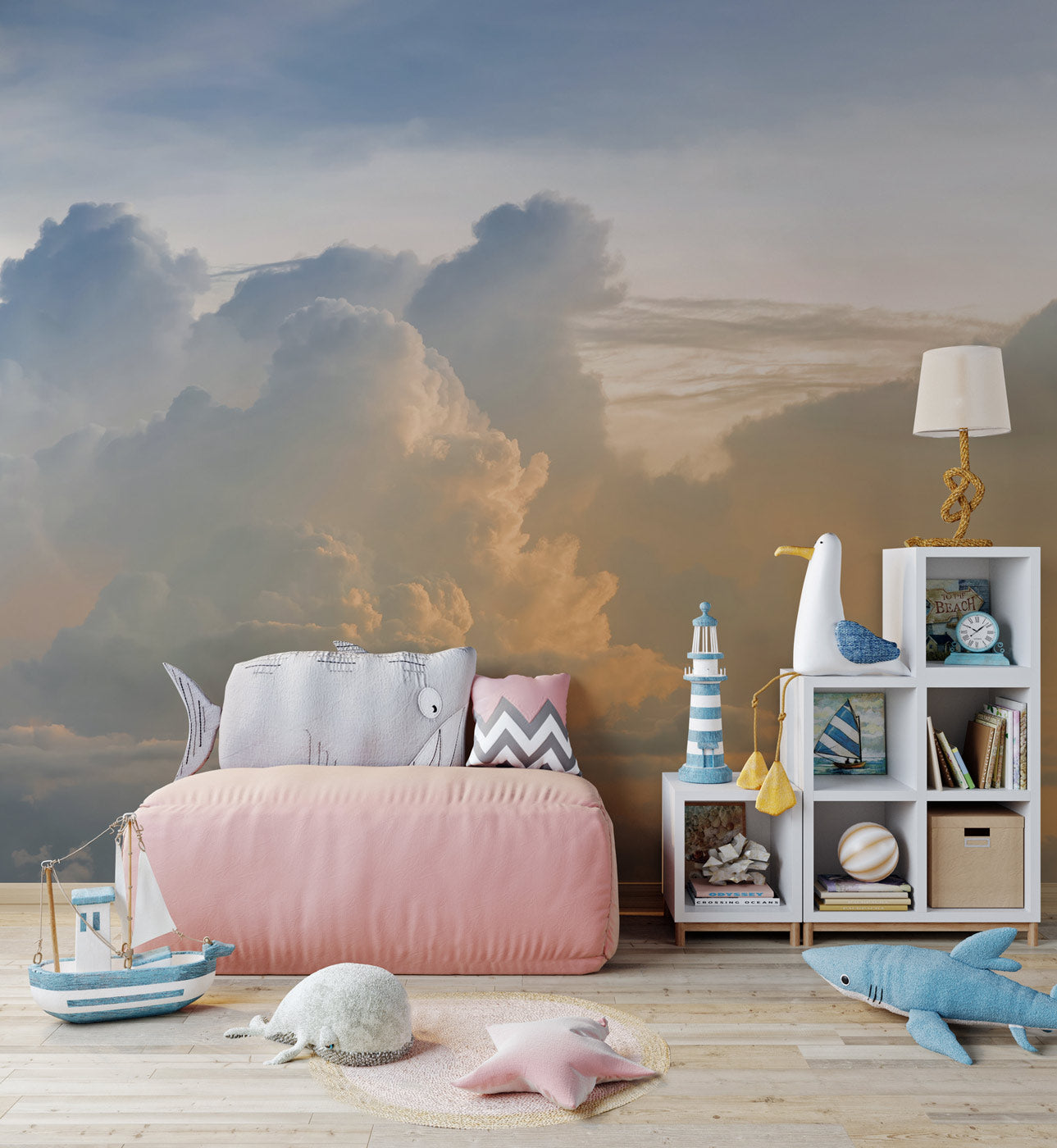 Tranquil Skyscape Dream Mural Wallpaper