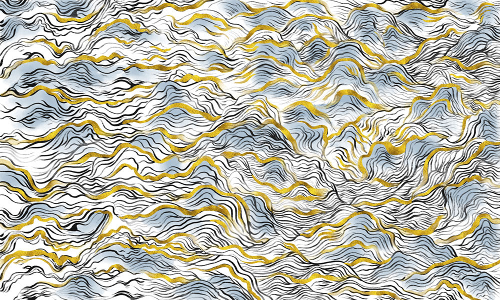 Abstract Mountain Wallpaper Mural