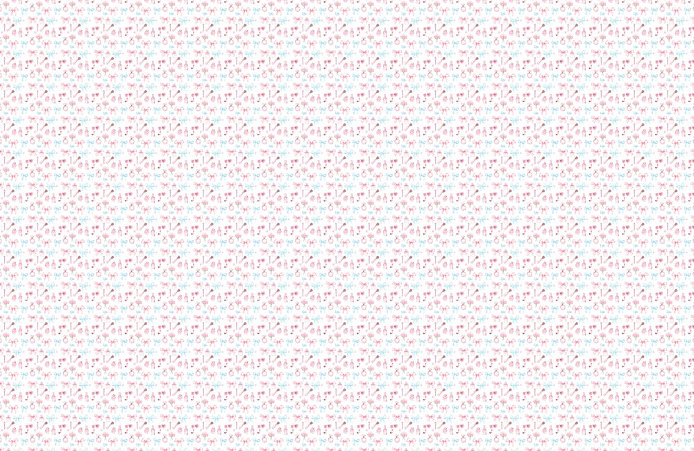 Beauty and Bows Mural Wallpaper