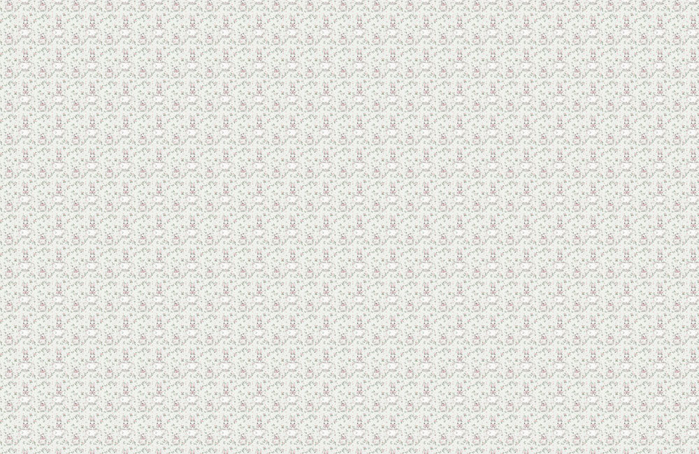 Bunny Blossom Meadow Mural Wallpaper