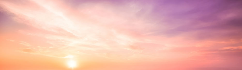 Soft Sunset Horizon Mural Wallpaper