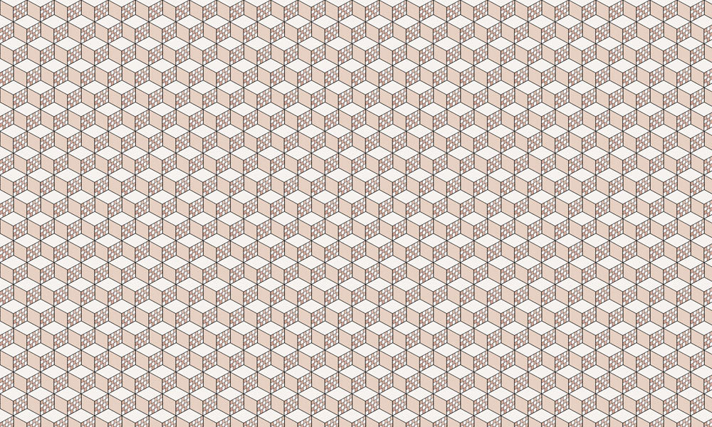 Geometric Modern Illusion Mural Wallpaper