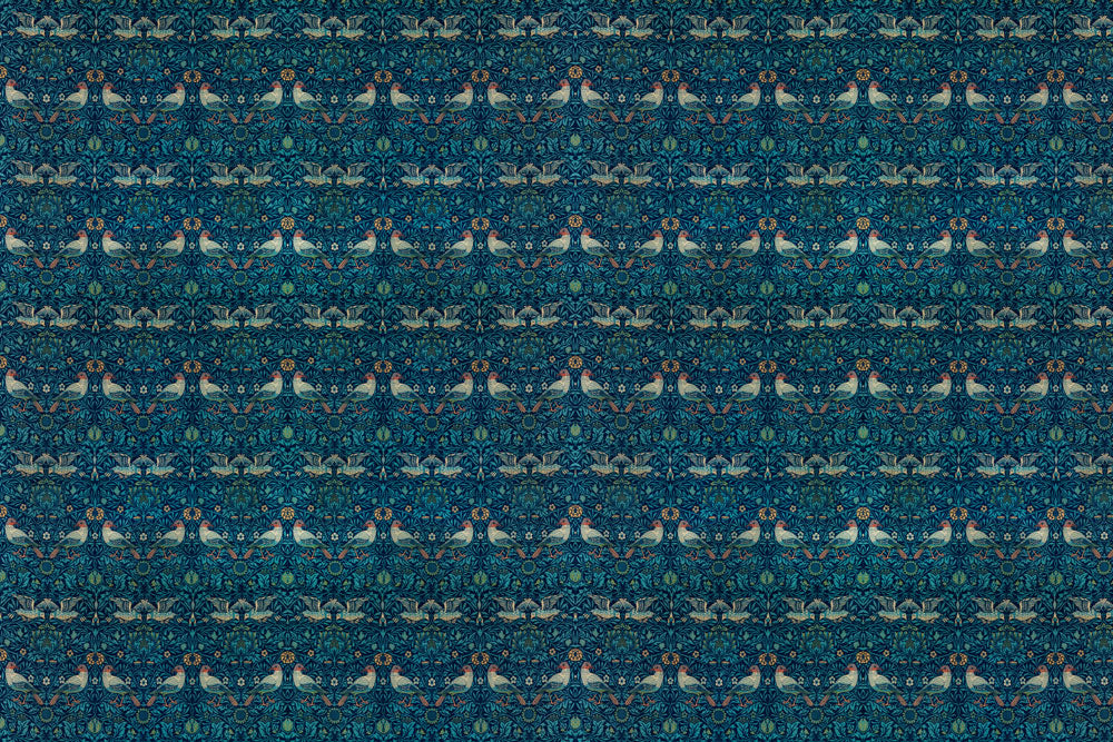 Midnight Songbird Harmony Mural Wallpaper