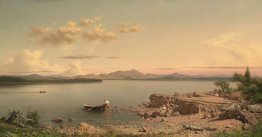 Tranquil Lakeside Retreat Mural Wallpaper