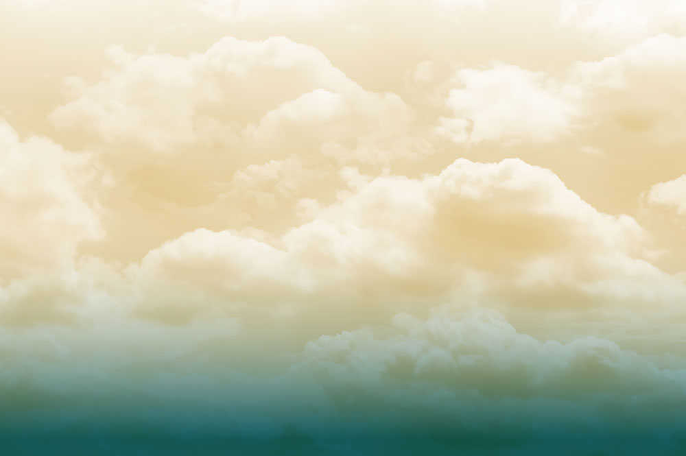 Dreamy Gold Horizon Mural Wallpaper