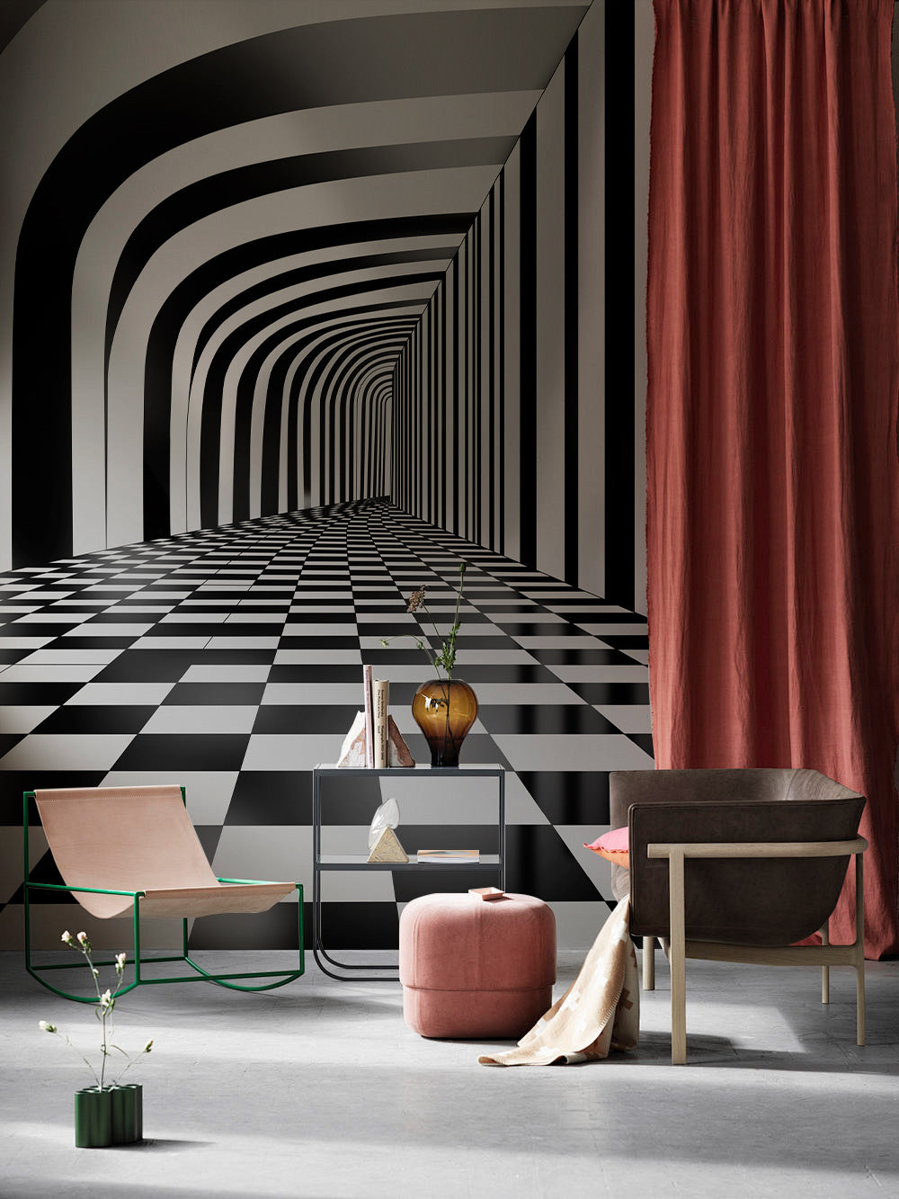 Endless Vision Mural Wallpaper