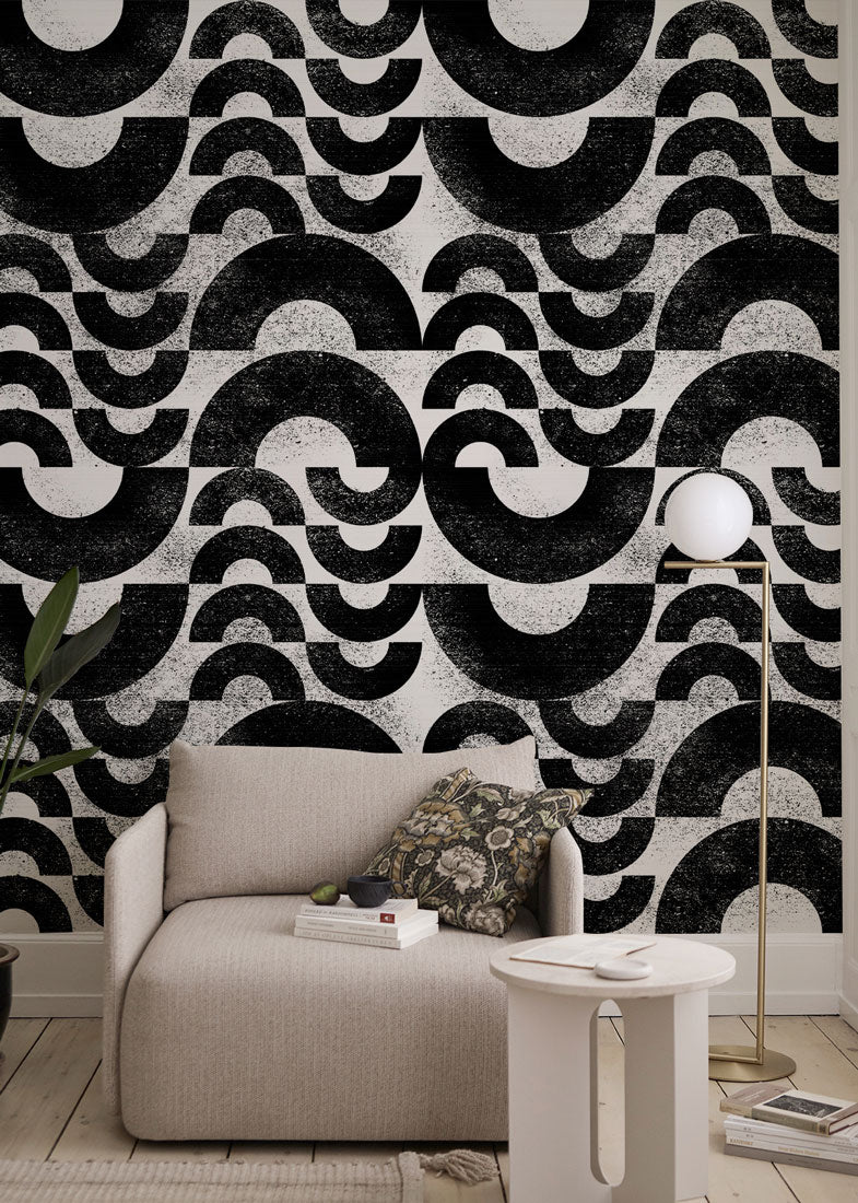 Papier Peint Panoramique Art Graphique Chevauché