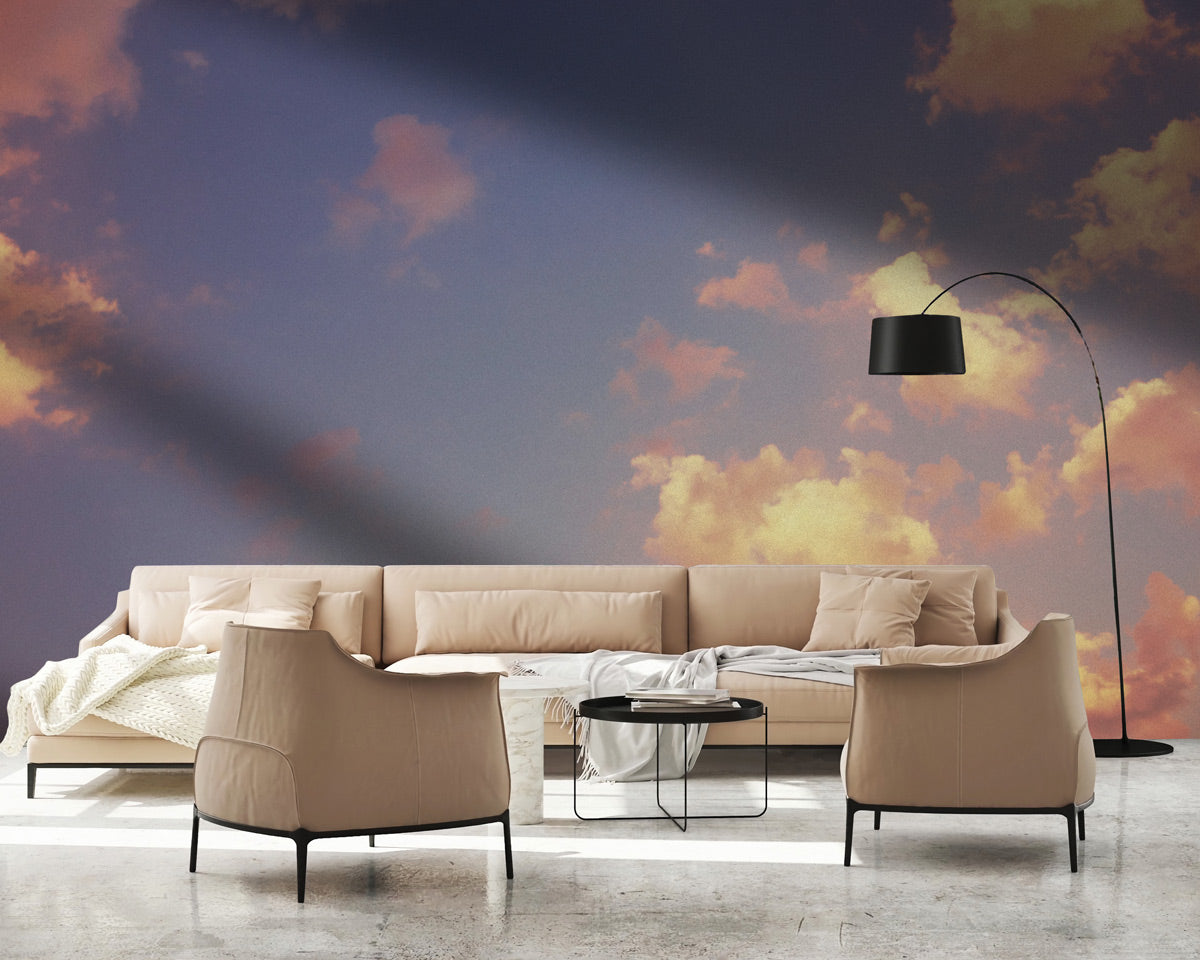 Rosy Dusk Dream Mural Wallpaper