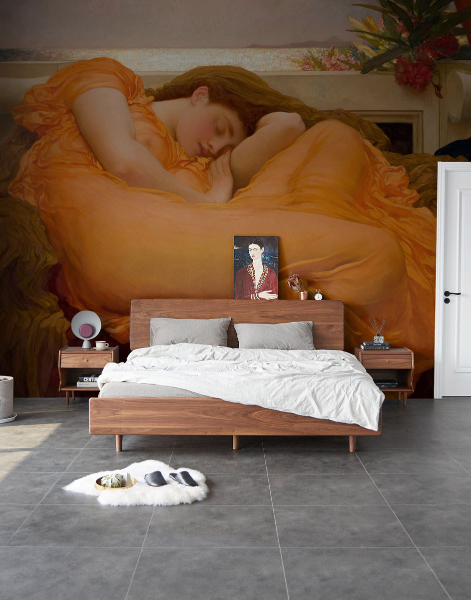 Dreaming Lady Serenity Mural Wallpaper