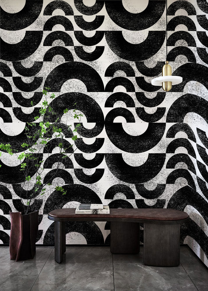 Papier Peint Panoramique Art Graphique Chevauché