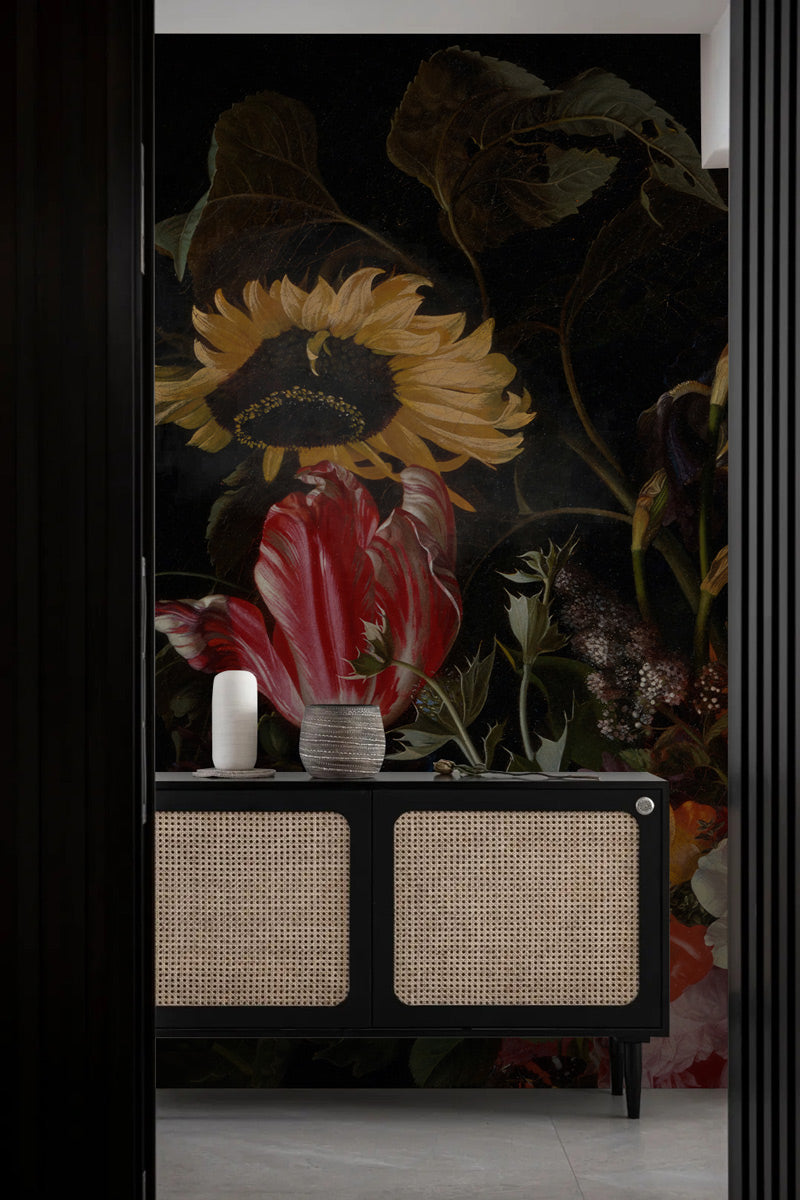 Sunlit Blossom Symphony Mural Wallpaper