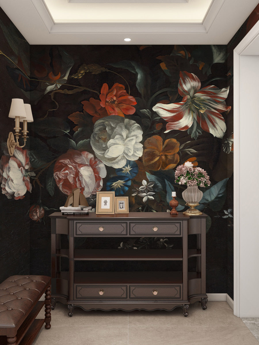 Timeless Floral Reverie Mural Wallpaper