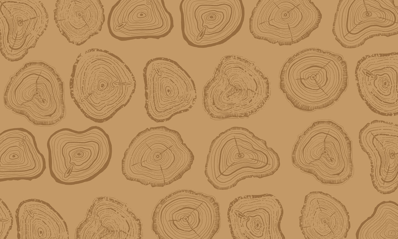 Plain Art Deco Wallpaper with��the Shape of a Growth Ring