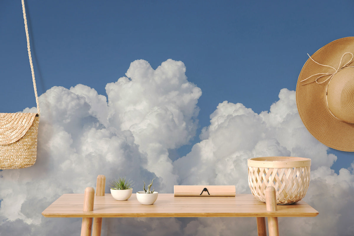 Towering Cloud Majesty Mural Wallpaper