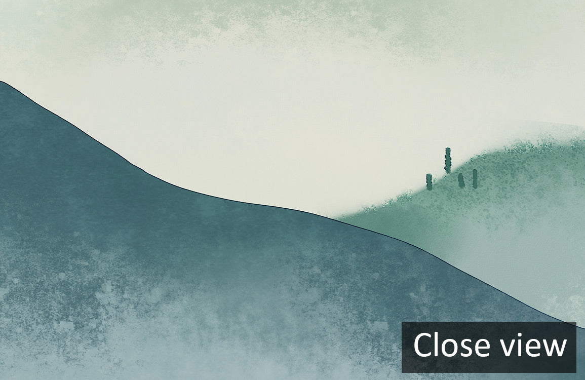 Vintage Floral Gold Brushed Mural Wallpaper