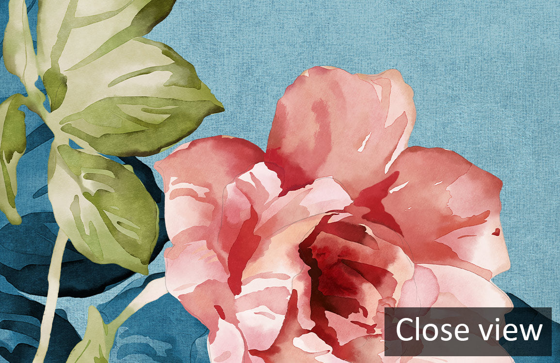 Fresh Oil Painting Forest Wallpaper Mural