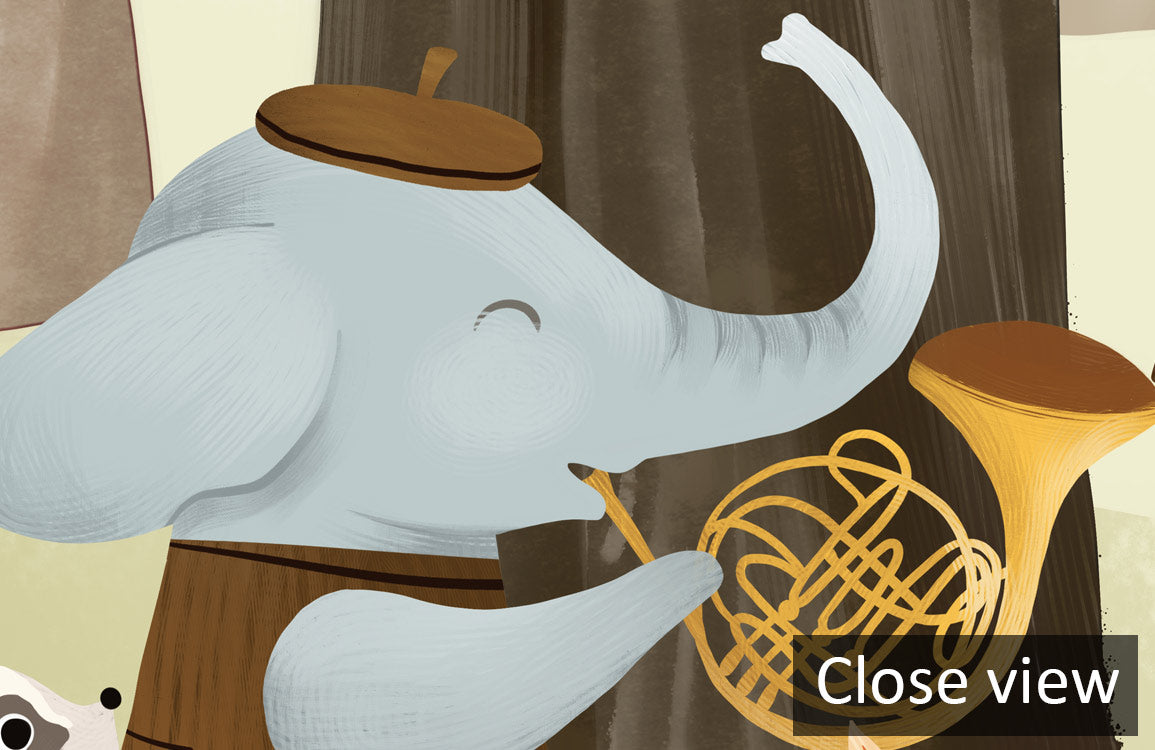 Animal Band II Wallpaper Mural