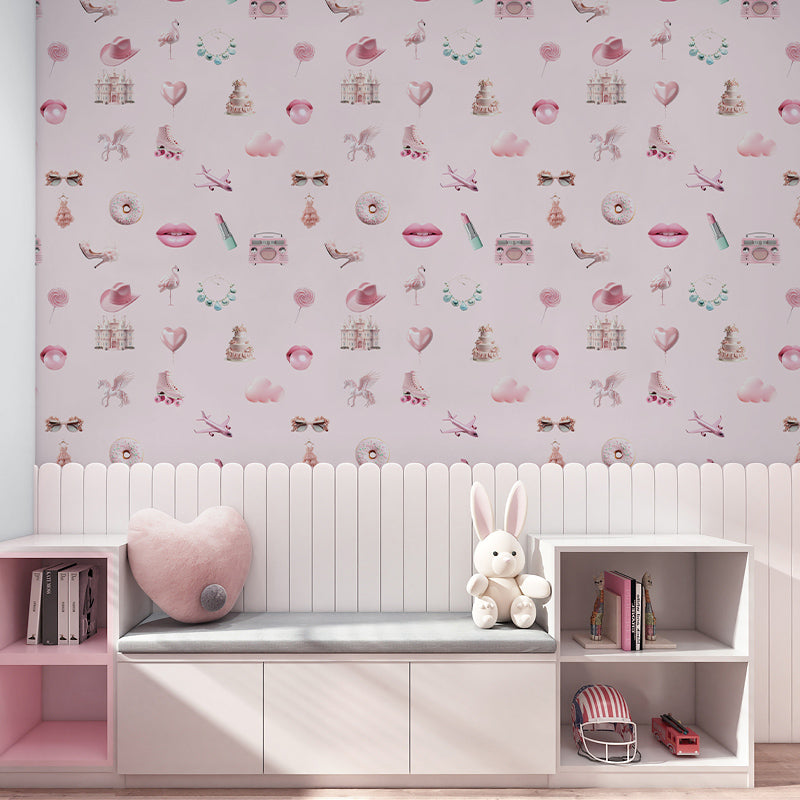 Whimsical Dreams Mural Wallpaper in child's room