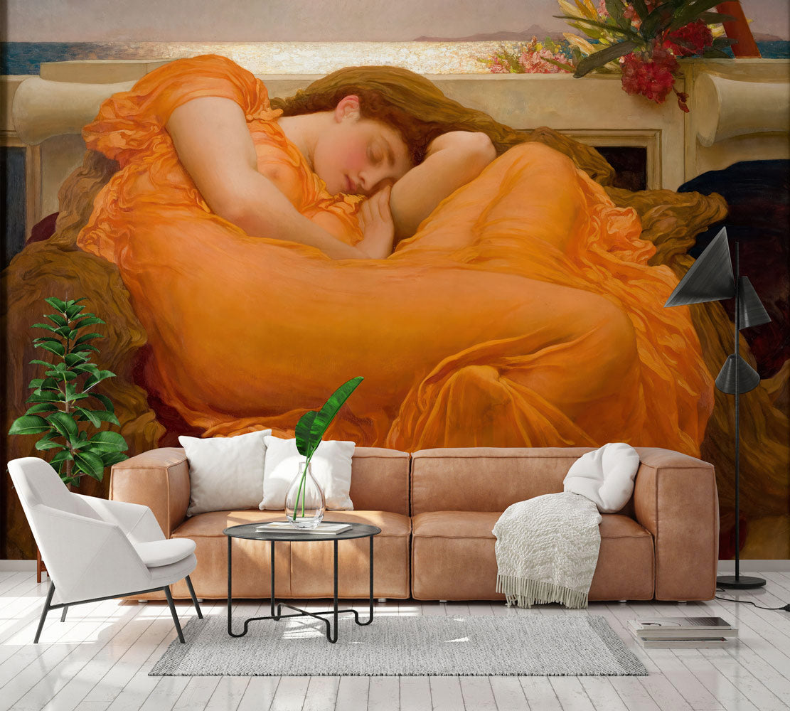 Dreaming Lady Serenity Mural Wallpaper