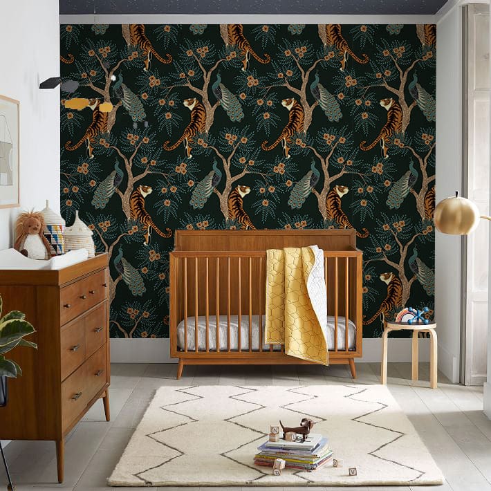nursery decor idea wall mural design