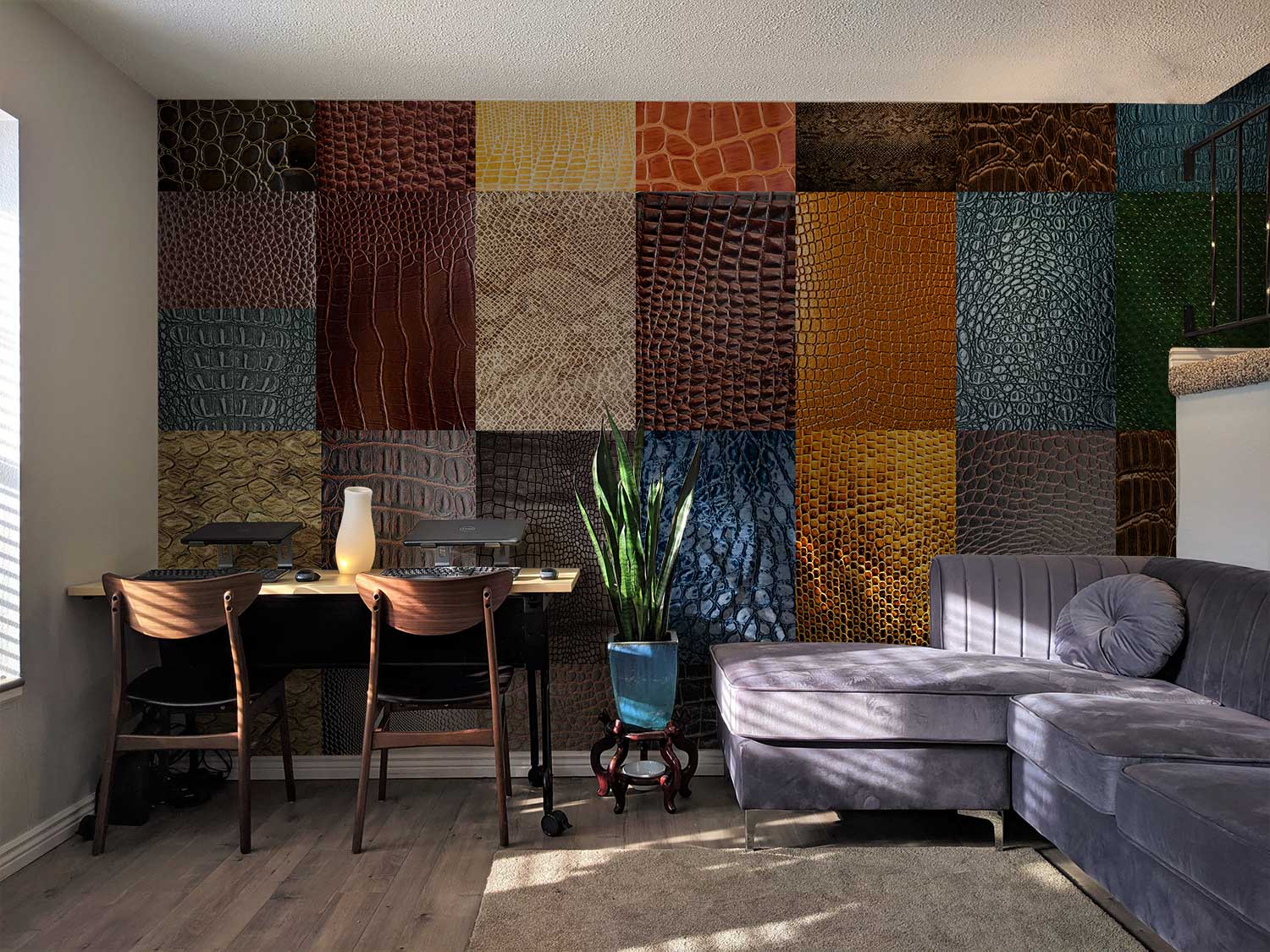 Animal Skin Wallpaper Mural Office