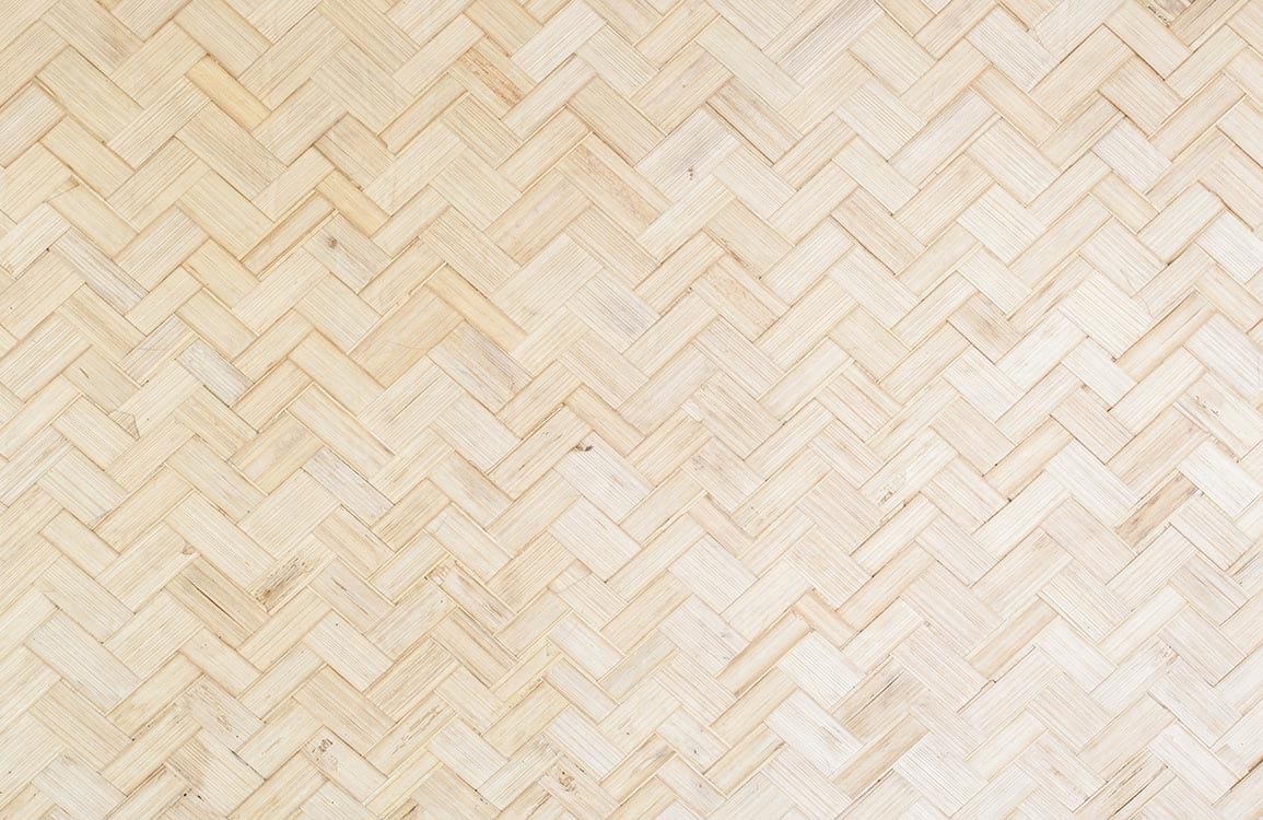 Wallcovering in the form of a Bamboo Mat Mural