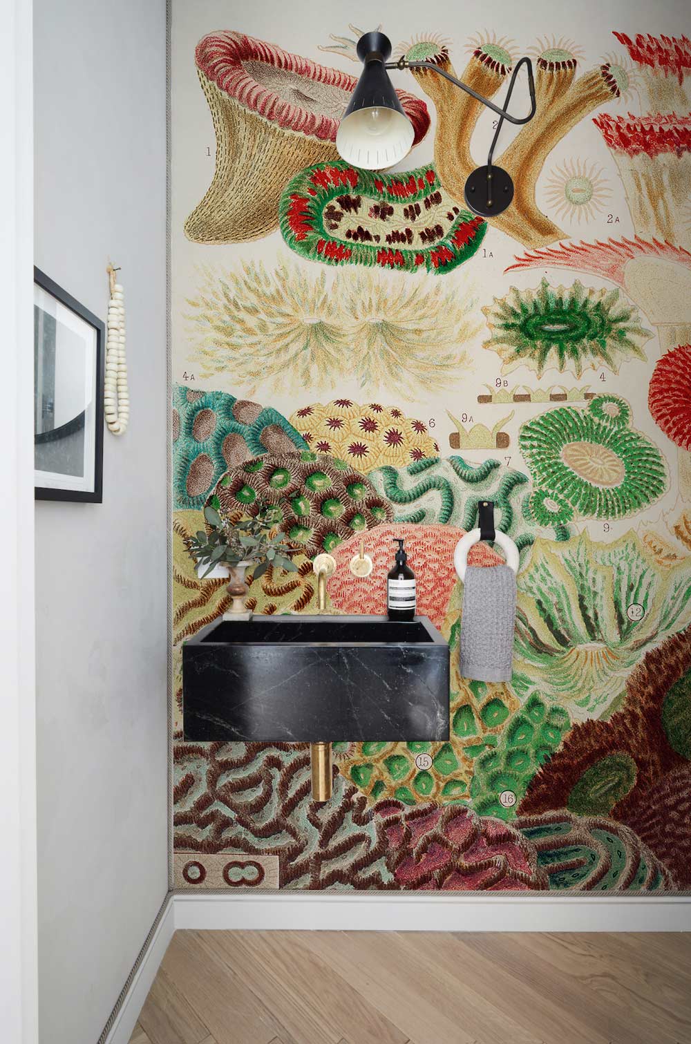 Colorful Corals Wall Mural Decoration Art