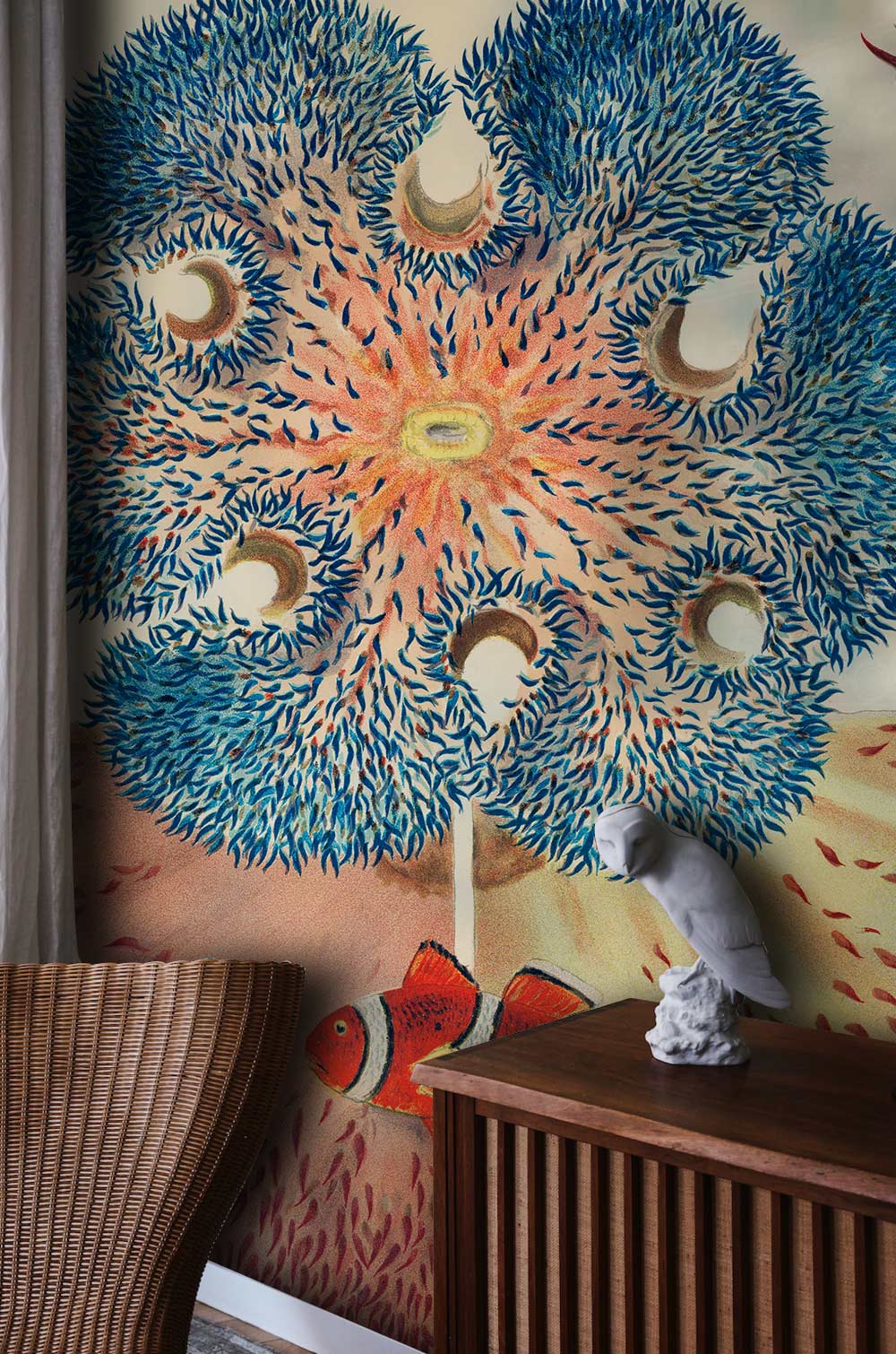 Barrier Reef Corals Wallpaper Mural Decoration Design