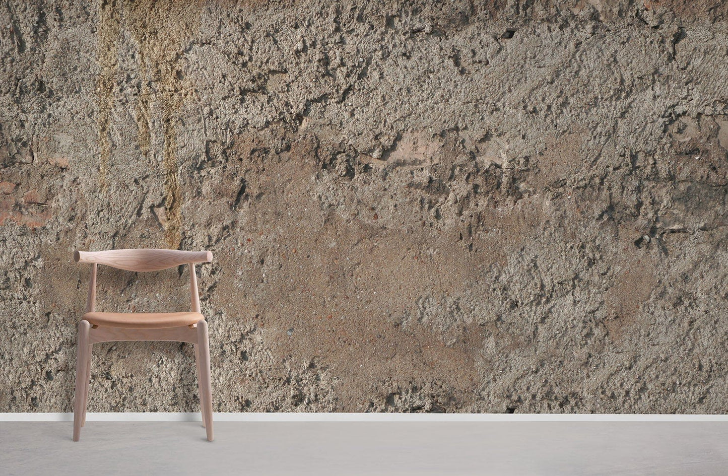 Home Decoration Featuring a Bionic Clay Wall Mural Wallpaper.