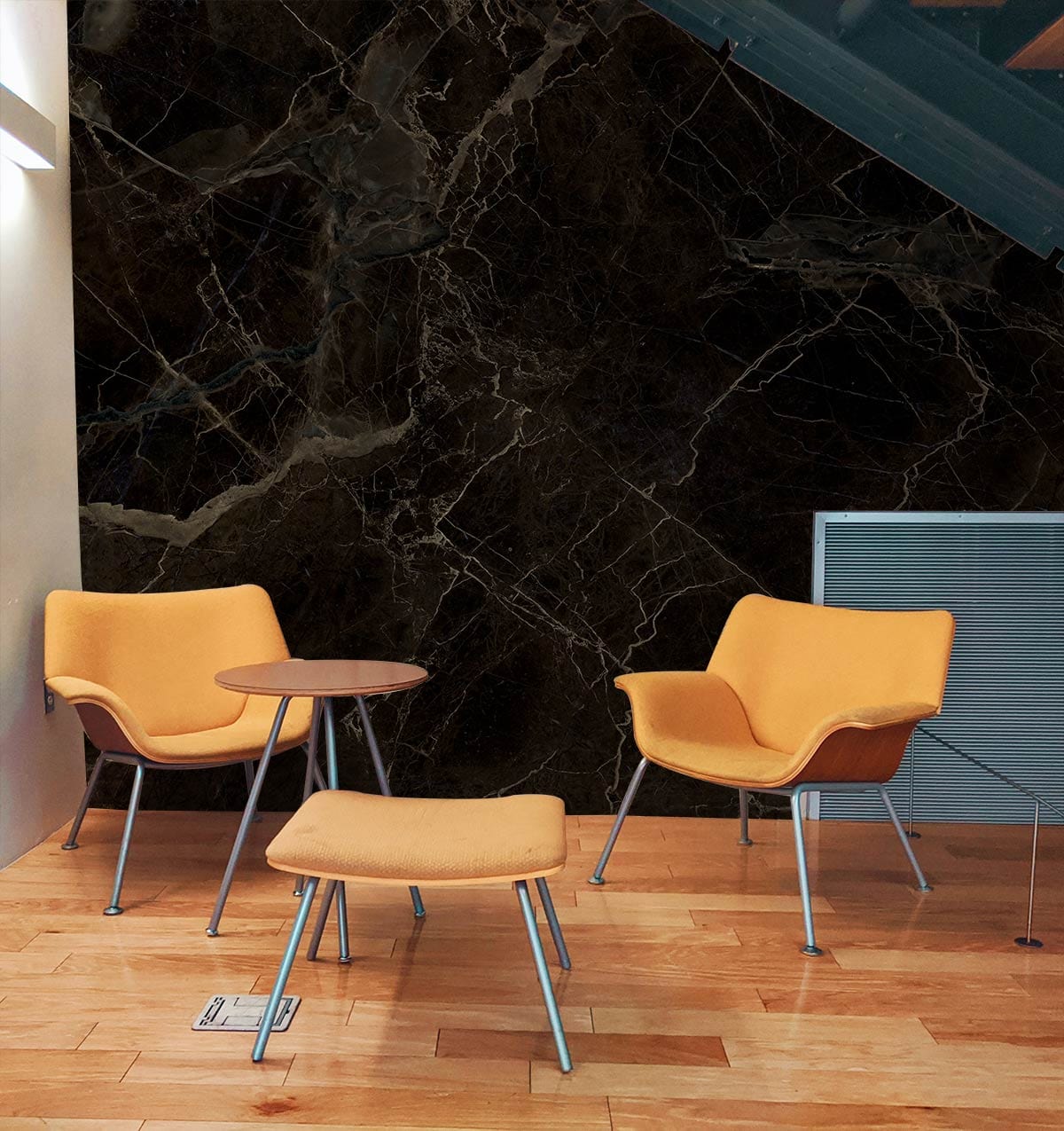 Black Marble Wallpaper Mural Custom Design Art