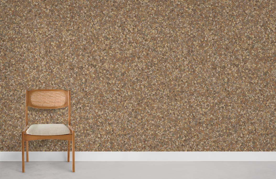 Brown Grit Texture Industrial Wallpaper Mural