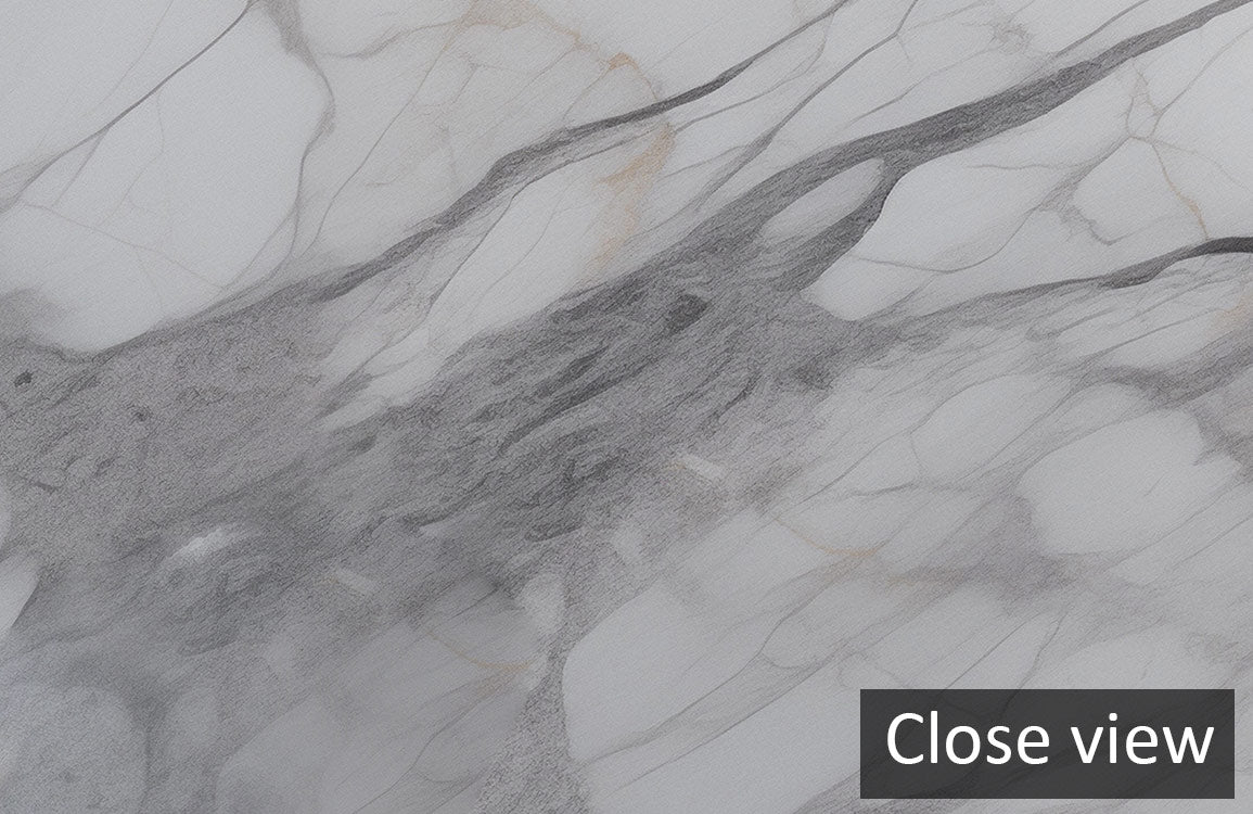 Gray Classic Marble Charm Mural Wallpaper