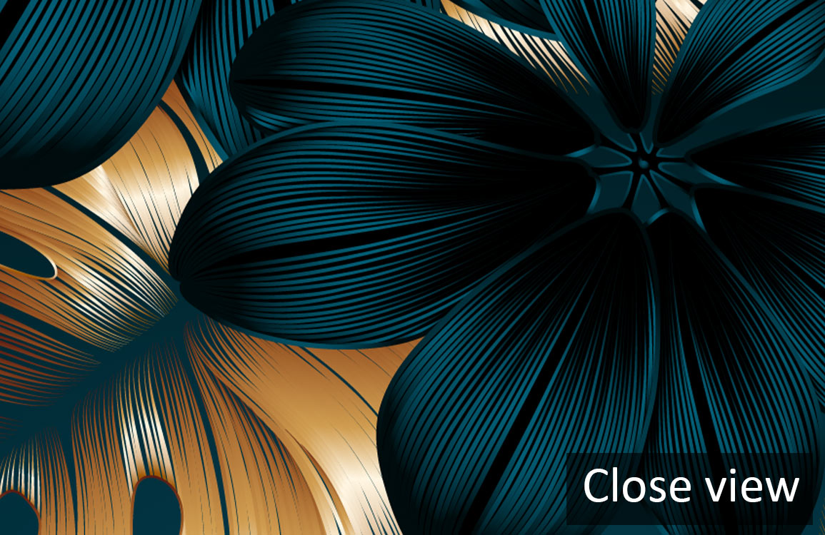 Tropical Luxe Elegance Mural Wallpaper