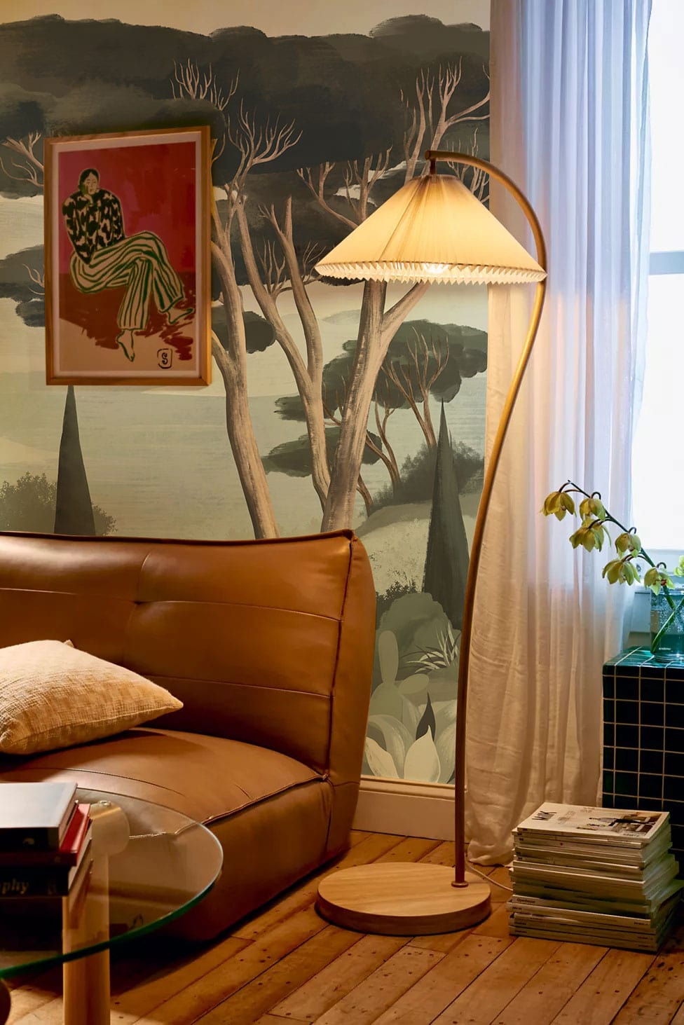 mountain jungle wallpaper mural home decor