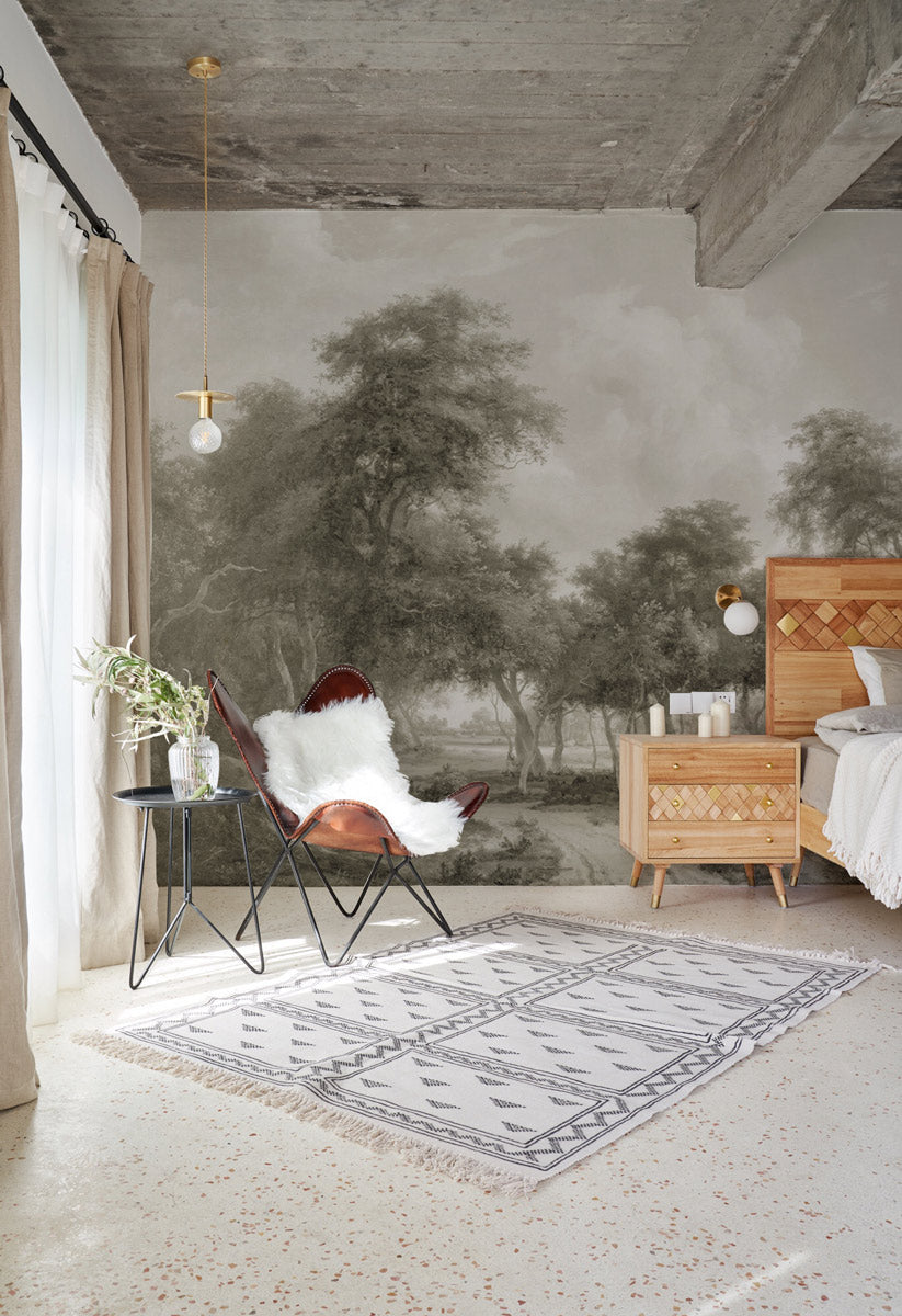 Vintage Countryside Charm Mural Wallpaper
