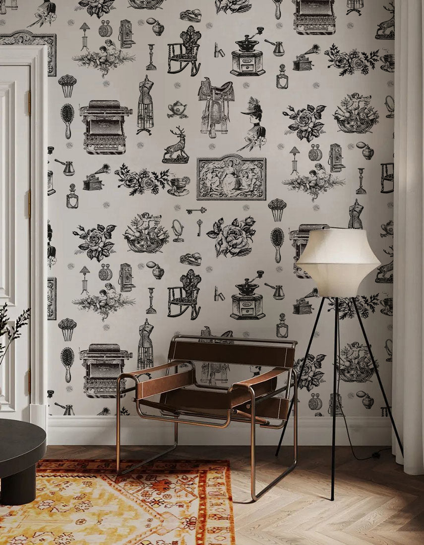 Vintage Elegance Collection Mural Wallpaper