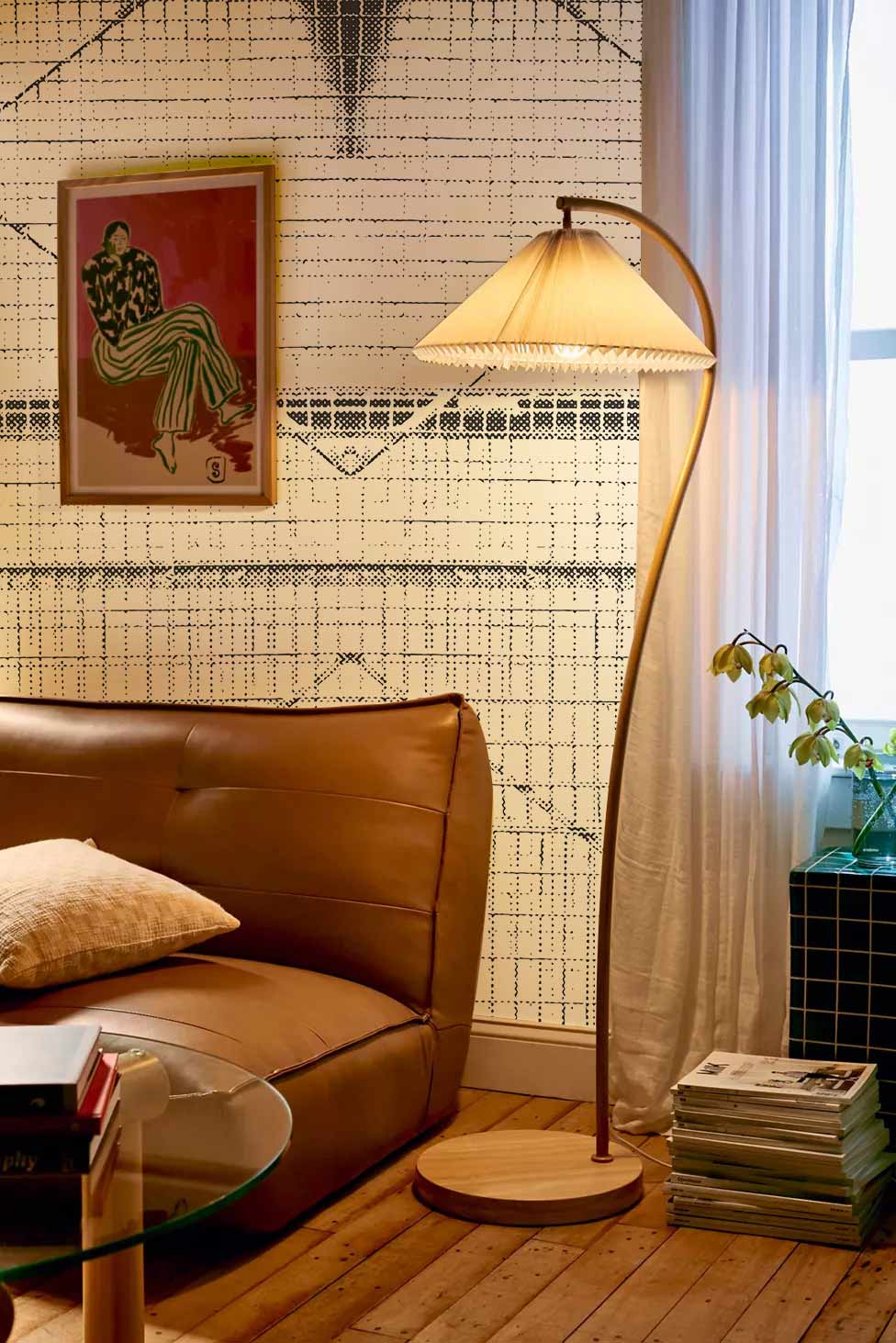 Geometric lines Wallpaper Mural Decoration Design