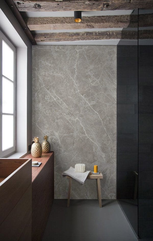 Gray Marble Office Wallpaper Mural Home Interior Decor